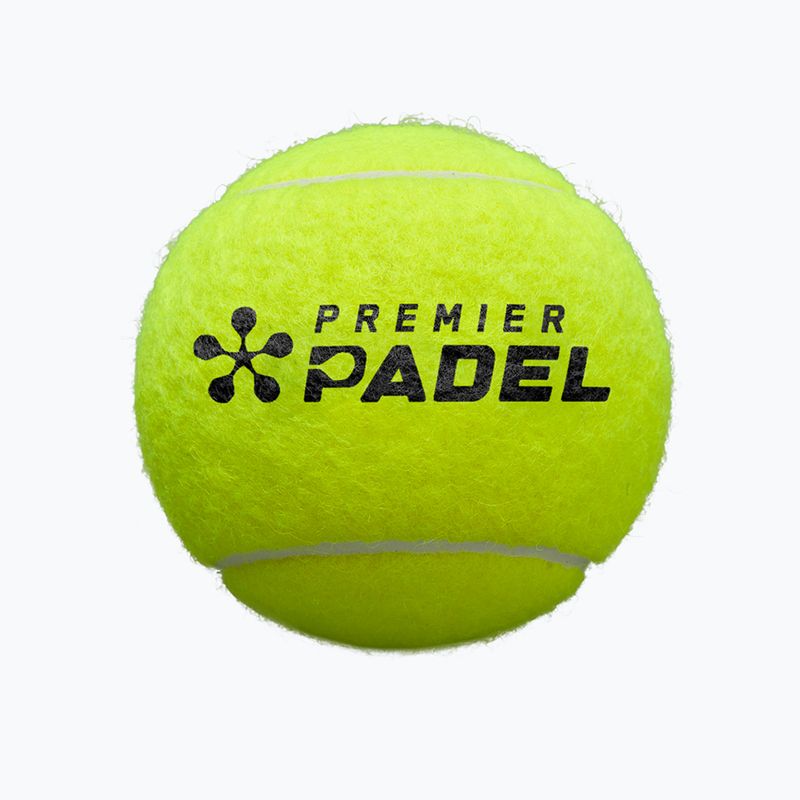 Loptičky na padel Wilson Premier Padel Speed 3B 3 ks. yellow 3