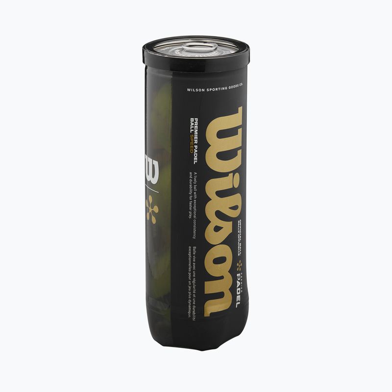 Loptičky na padel Wilson Premier Padel Speed 3B 3 ks. yellow 5