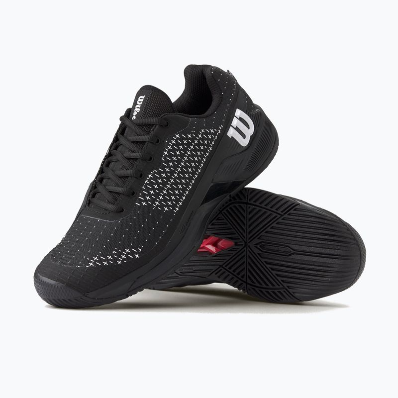 Pánska tenisová obuv Wilson Rush Pro Extra Duty black/ black/ white 18