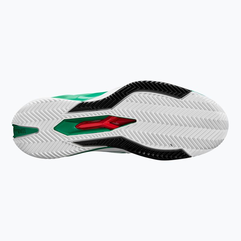 Pánska tenisová obuv Wilson Rush Pro 4.5 Clay white/ bosphorus/ black 12