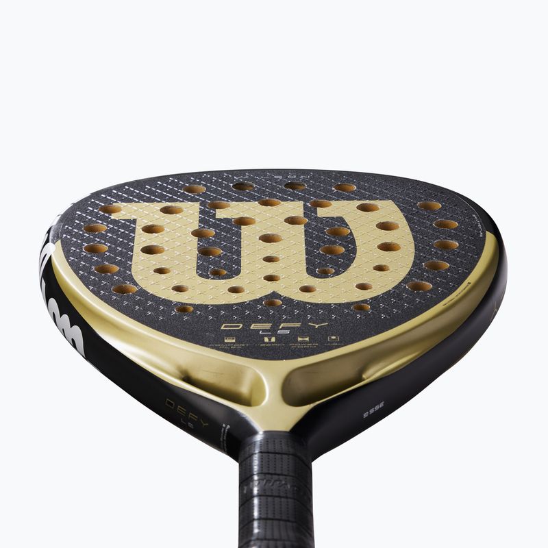 Raketa na padel Wilson Defy LS black/ gold 4