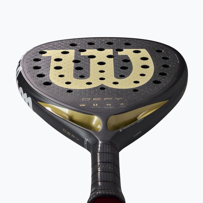 Raketa na padel Wilson Defy V1 black/ gold 4