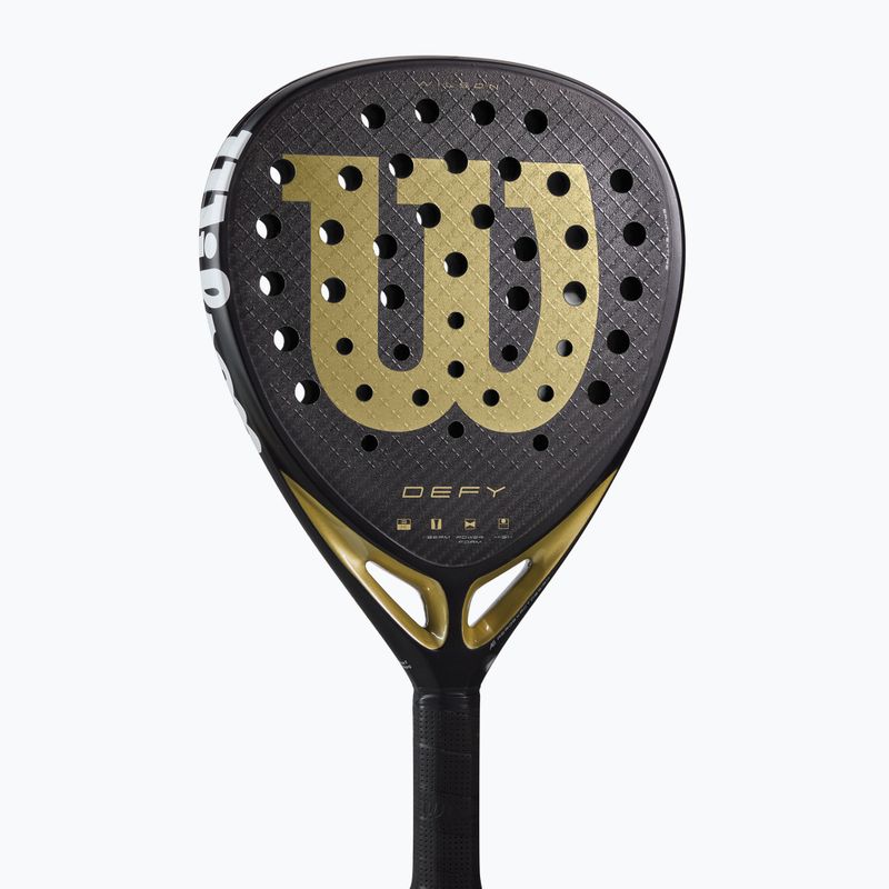 Raketa na padel Wilson Defy V1 black/ gold 6