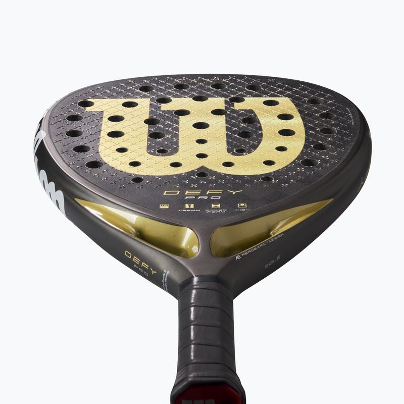Raketa na padel Wilson Defy Pro V1 black/gold 4