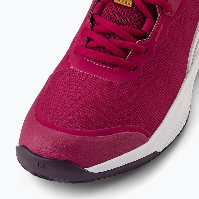 Dámska tenisová obuv Wilson Intrigue Pro Clay W RG beaujolais/white/plum perfect 5