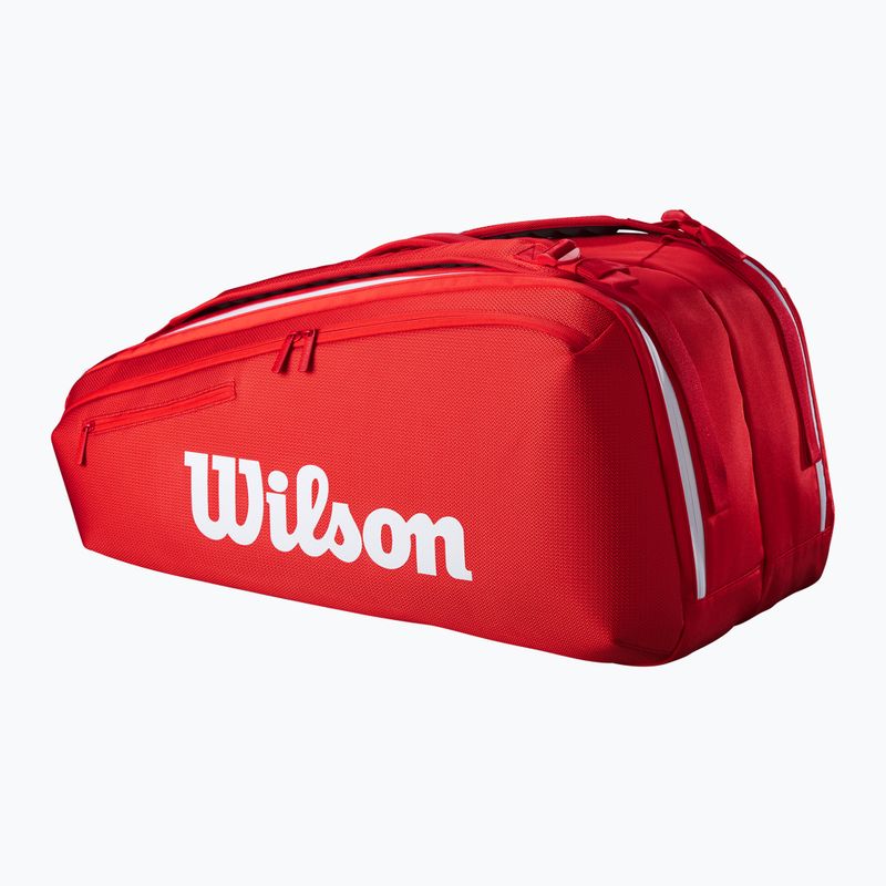 Tenisová taška Wilson Super Tour Red 9PK red 2