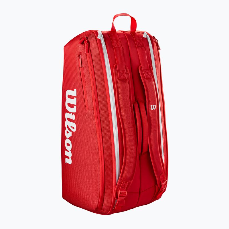 Tenisová taška Wilson Super Tour Red 9PK red 3