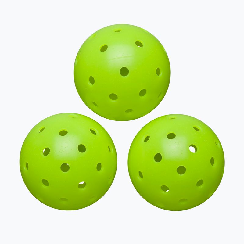 Loptičky na pickleball Wilson Max 40 Outdoor Pickleball 3B 3 ks. green 2