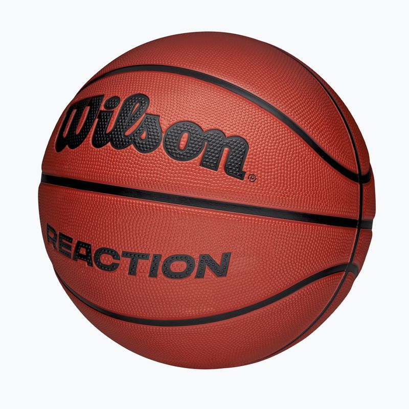 Basketbalová lopta Wilson Reaction brown veľkosť 7 3