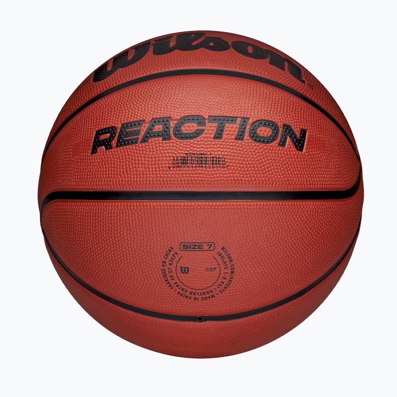Basketbalová lopta Wilson Reaction brown veľkosť 7 6
