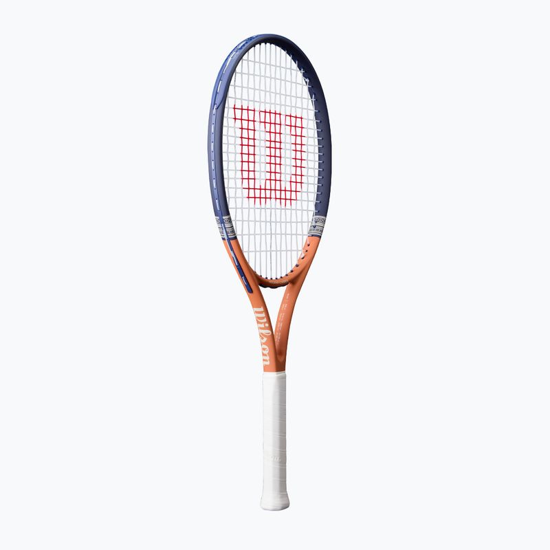Detská tenisová raketa Wilson Roland Garros Elite Comp Jr 26 navy/orange 2