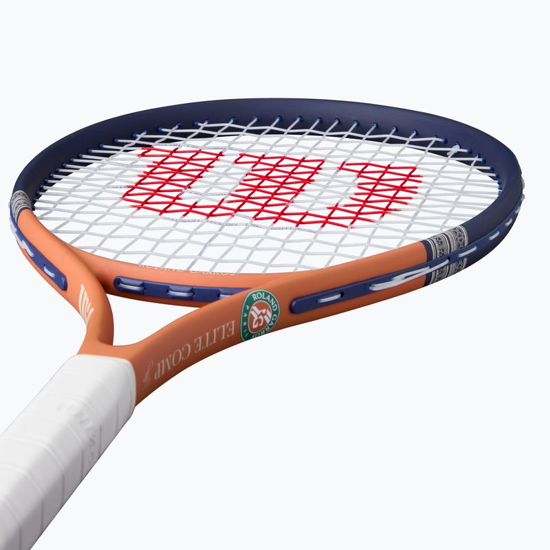 Detská tenisová raketa Wilson Roland Garros Elite Comp Jr 26 navy/orange 6