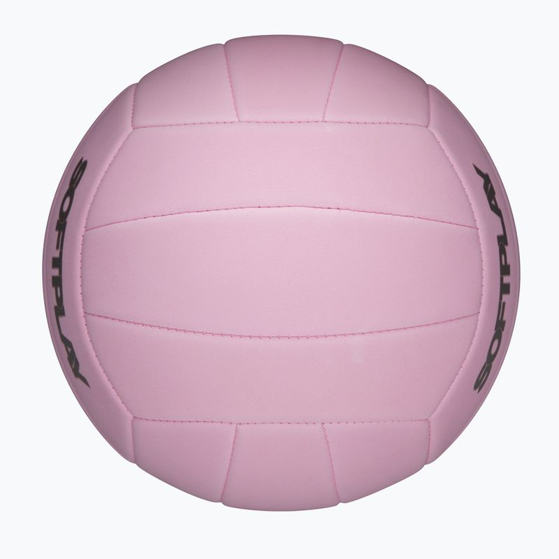 Volejbalová lopta Wilson Soft Play pink veľkosť 5 6
