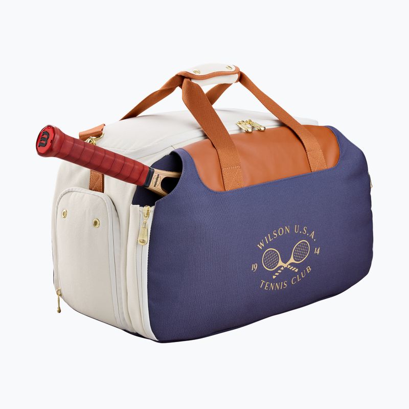 Tenisová taška Wilson Heritage Small Duffel cream/clay/navy 3