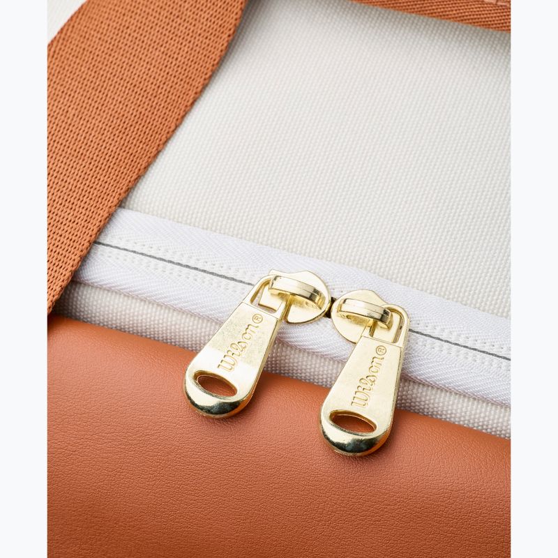 Tenisová taška Wilson Heritage Small Duffel cream/clay/navy 7