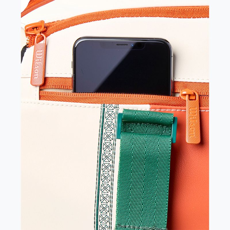 Tenisová taška Wilson Roland Garros Small Duffel 2026 cream/clay/green 7