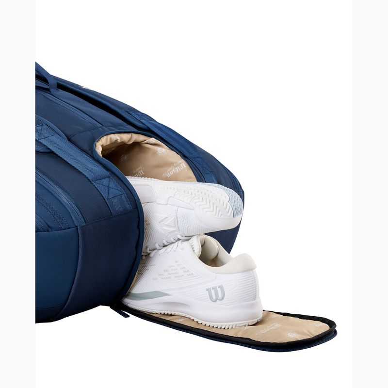 Tenisová taška Wilson Roland Garros Session De Soiree Super Tour 15Pk 2026 navy/clay 8