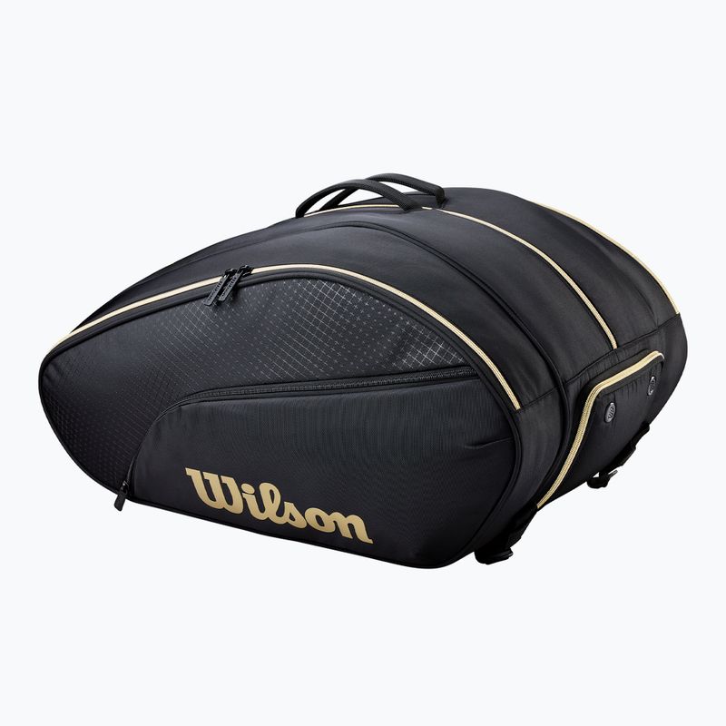 Taška na padel Wilson Defy Padel black/gold 2