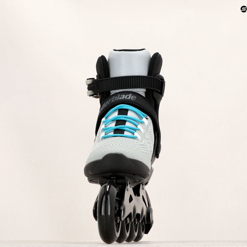 Rollerblade Spark 80 grey/turquoise dámske kolieskové korčule 15