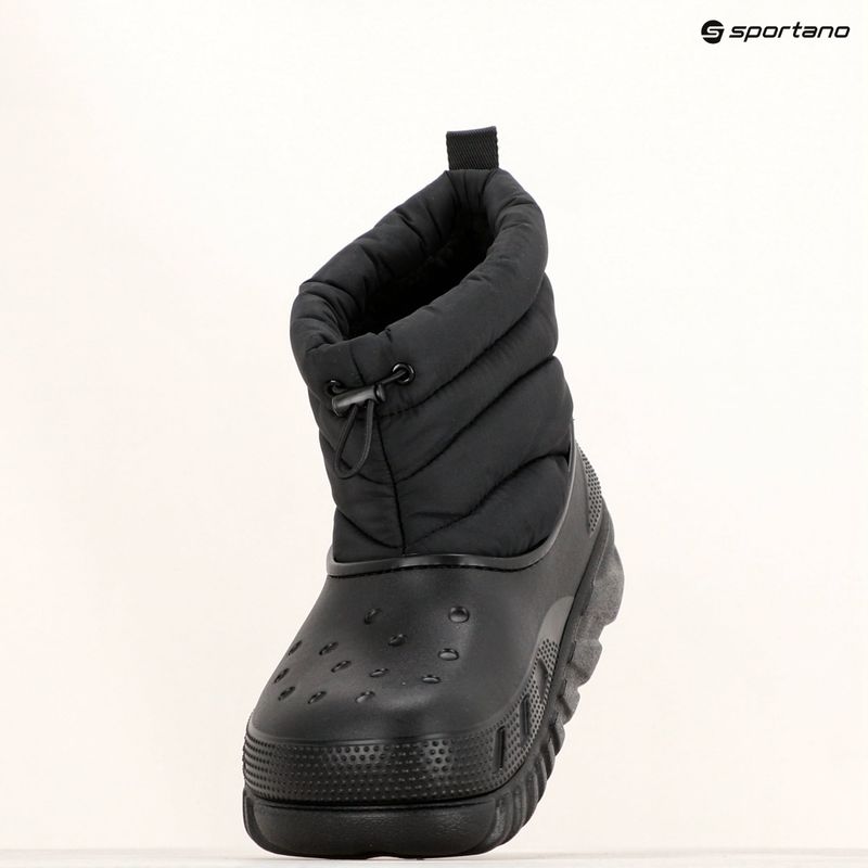 Snehule Crocs Duet Max Boot black 9