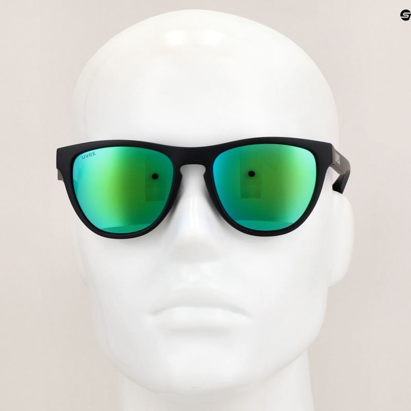 Slnečné okuliare UVEX Esntl Spirit black matt/mirror green 6
