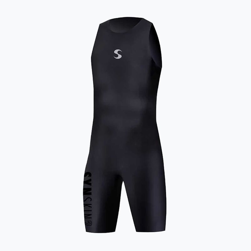 Pánsky triatlonový oblek Synergy Synskin 2 Sleeveless black