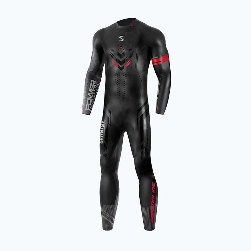 Pánsky triatlonový neoprén  Synergy Adrenaline Full Sleeve 5 mm black/red