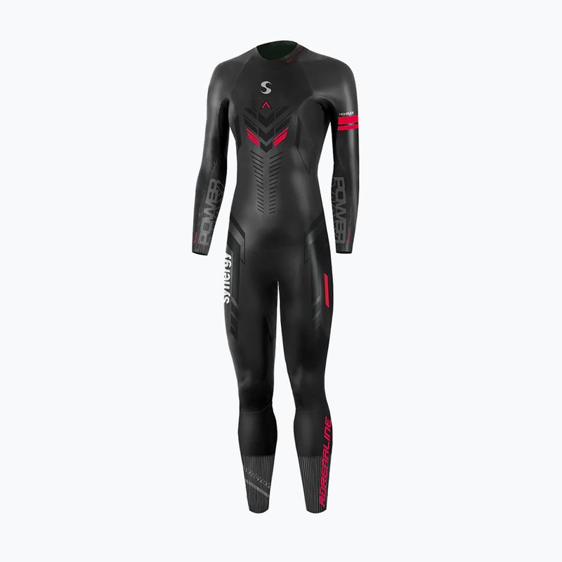 Dámsky triatlonový neoprén  Synergy Adrenaline Full Sleeve 5 mm black/red