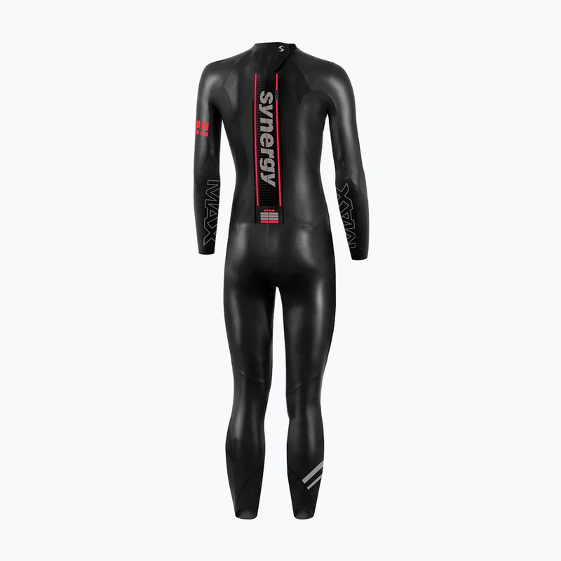 Dámsky triatlonový neoprén  Synergy Adrenaline Full Sleeve 5 mm black/red 2