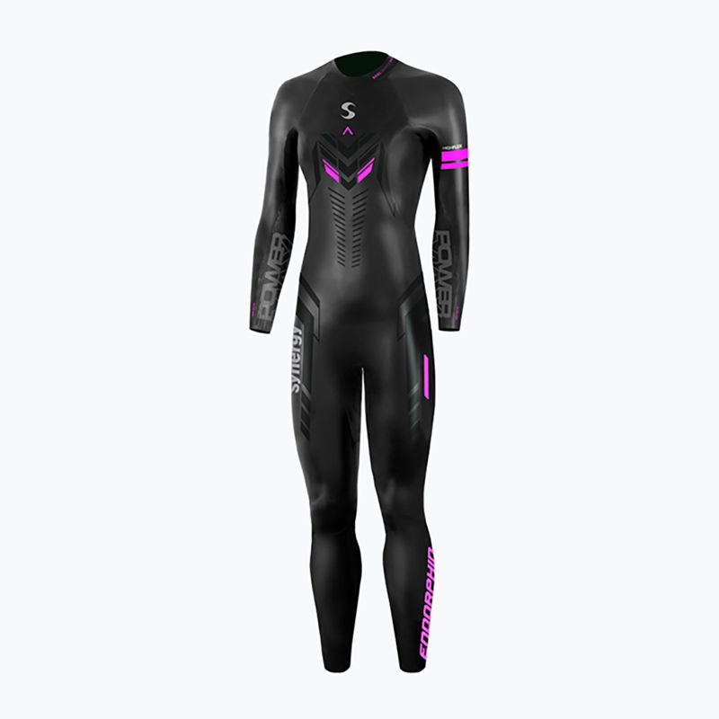 Dámsky triatlonový neoprén  Synergy Endorphin Full Sleeve 5/3 mm black/pink