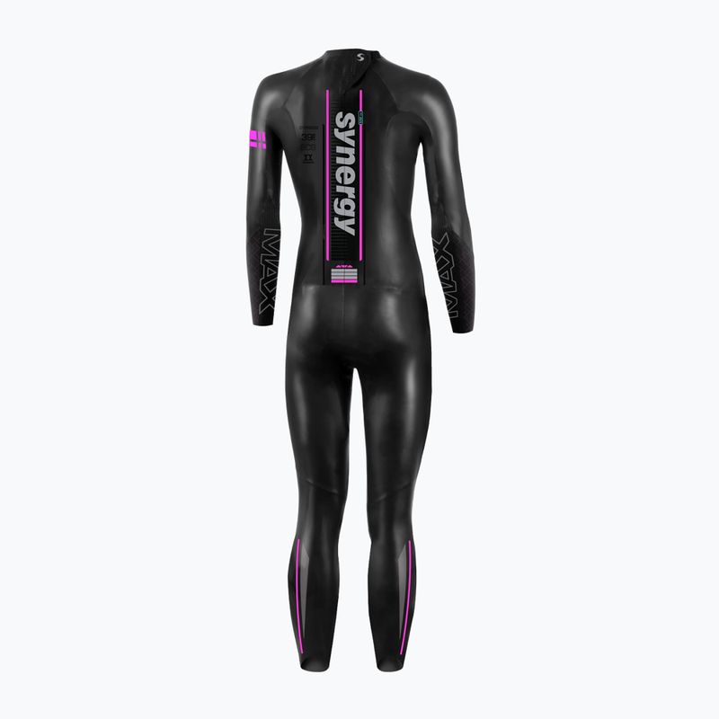 Dámsky triatlonový neoprén  Synergy Endorphin Full Sleeve 5/3 mm black/pink 2