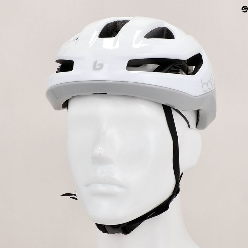 Cyklistická prilba Bollé Eco Avio Pure white/grey shiny 11