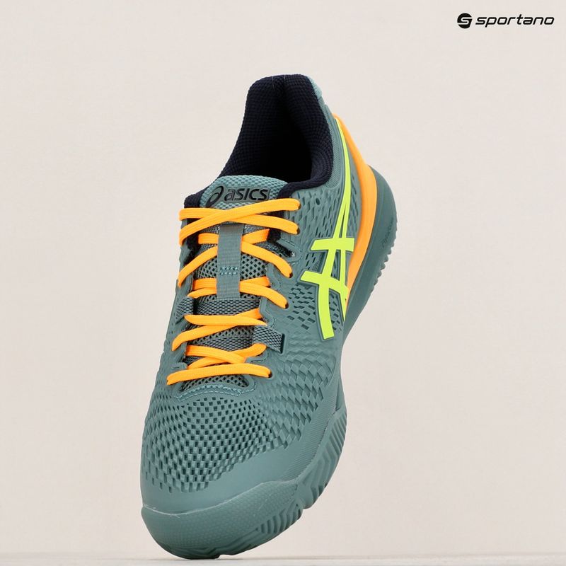 Pánska pádlová obuv ASICS Gel-Resolution 9 celadon/safety yellow 15