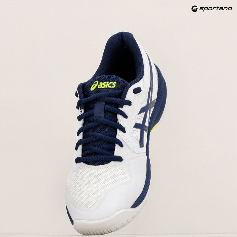 Pánska squashová obuv ASICS Gel-Court Hunter 3 white/blue expanse 15
