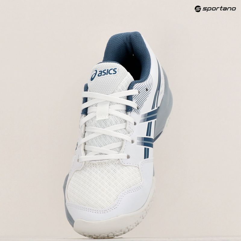 Detská hádzanárska obuv ASICS Gel-Powerbreak GS white/vintage indigo 16