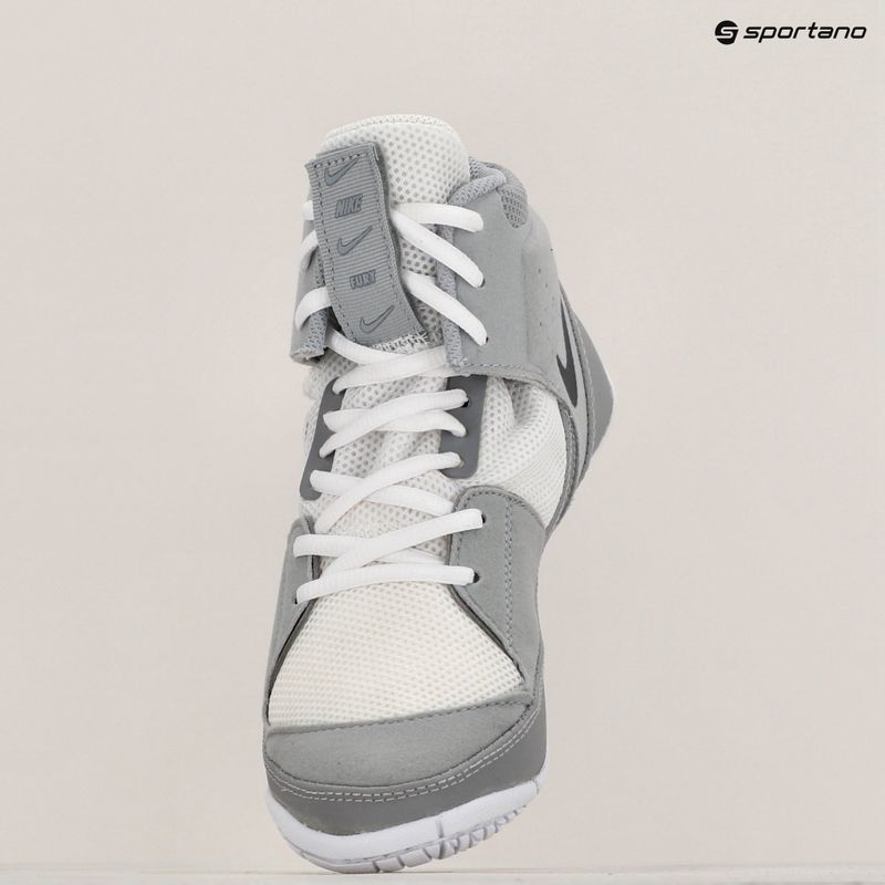 Zápasnícka obuv Nike Fury biela/sivá 9