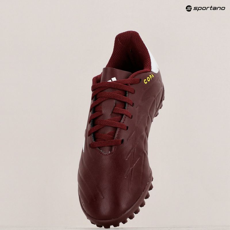 Detské kopačky adidas Copa Pure II Club TF shadow red/footwear white/team solar yellow 11