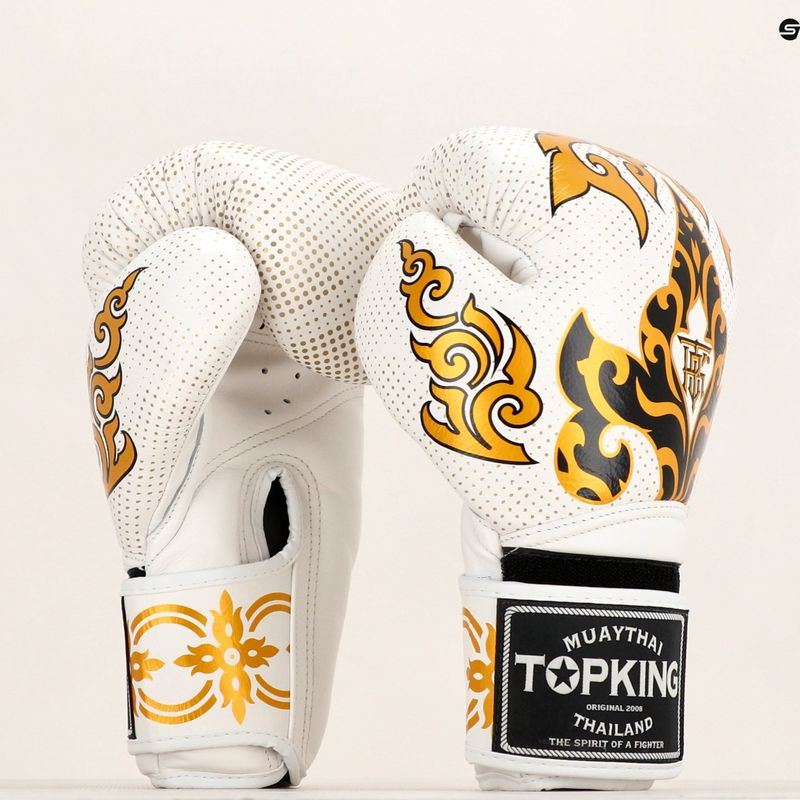 Boxerské rukavice Top King Boxing Kanok white 7