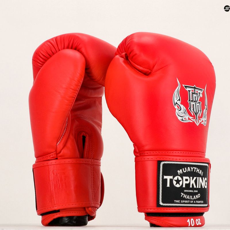 Boxerské rukavice Top King Muay Thai Ultimate red 6