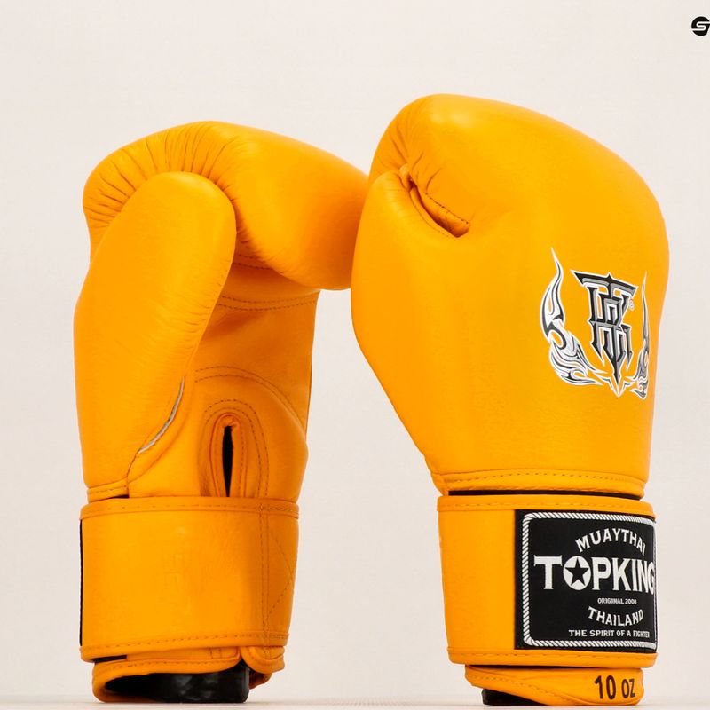 Boxerské rukavice Top King Muay Thai Ultimate yellow 6