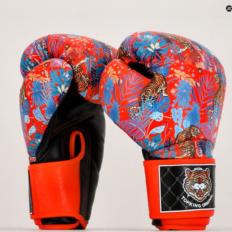 Boxerské rukavice Top King Boxing Wild Tiger black/orange 6