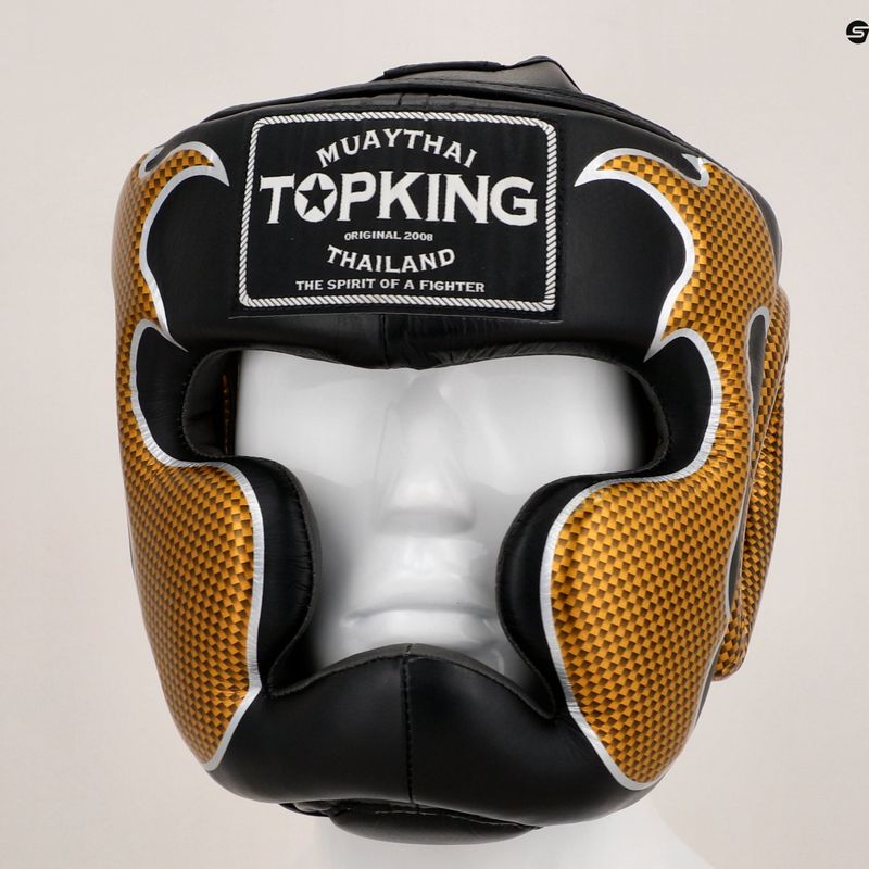 Boxerská prilba Top King Empower black/gold 8