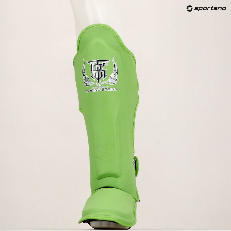 Chrániče holennej kosti a chodidla Top King Pro Semi Leather green 6