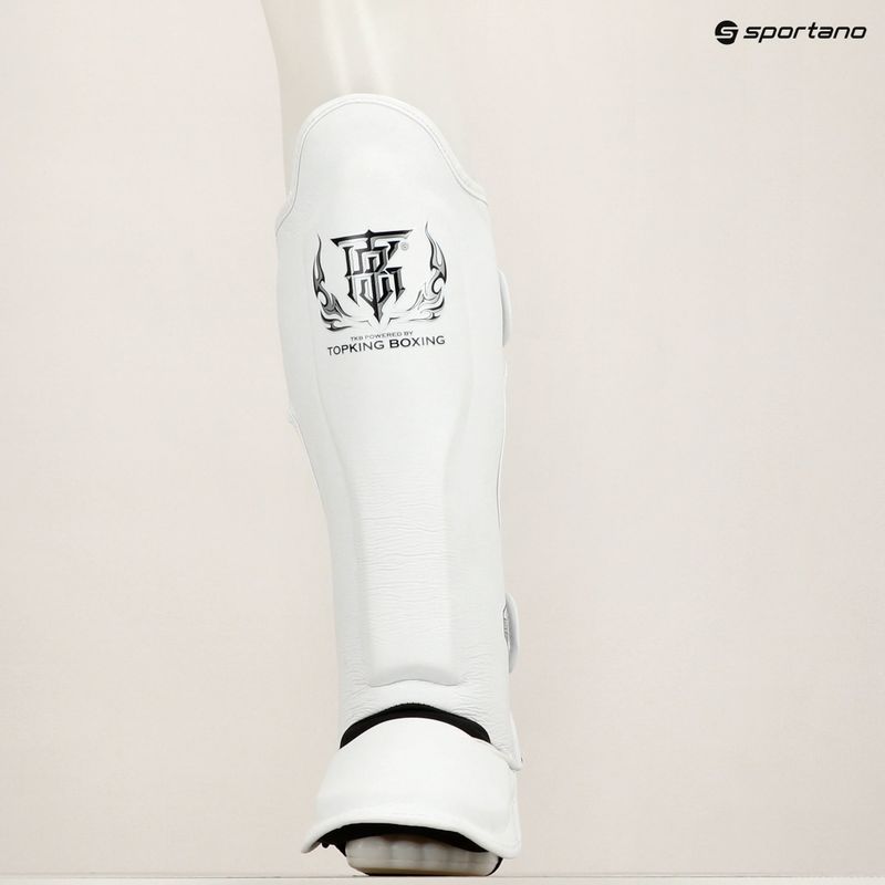 Chrániče holennej kosti a chodidla Top King Pro Semi Leather white 6