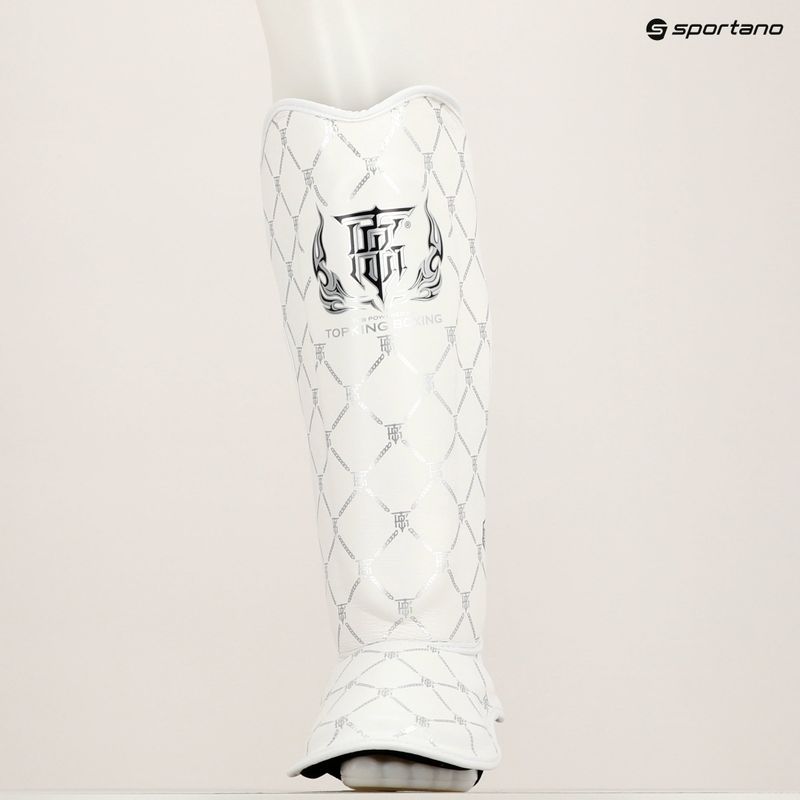 Chrániče holennej kosti a chodidla Top King Chain white/silver 6