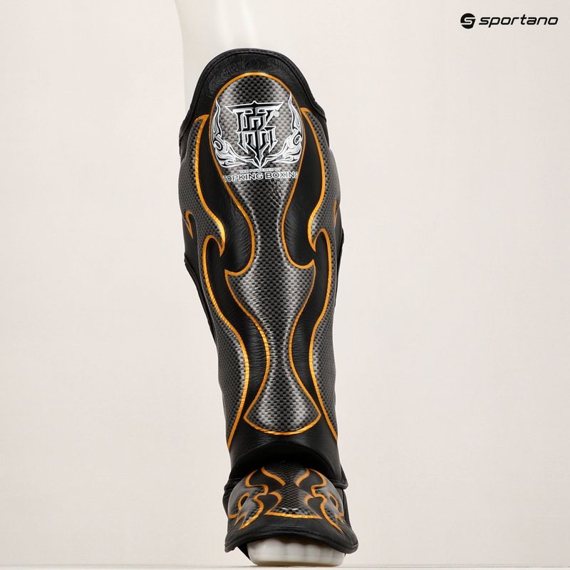 Chrániče holennej kosti a chodidla Top King Empower black/silver 8