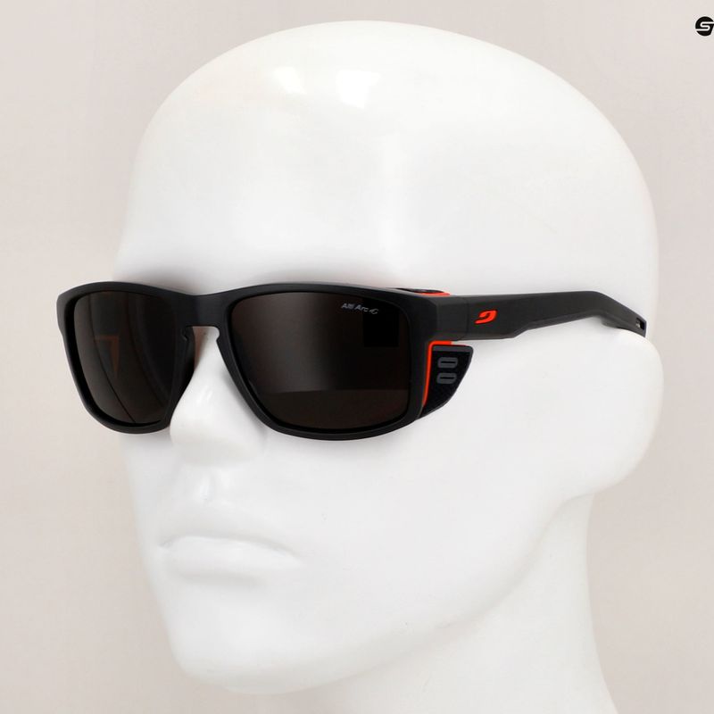 Slnečné okuliare Julbo Shield Alti Arc 4+ matné čierne/oranžové 5