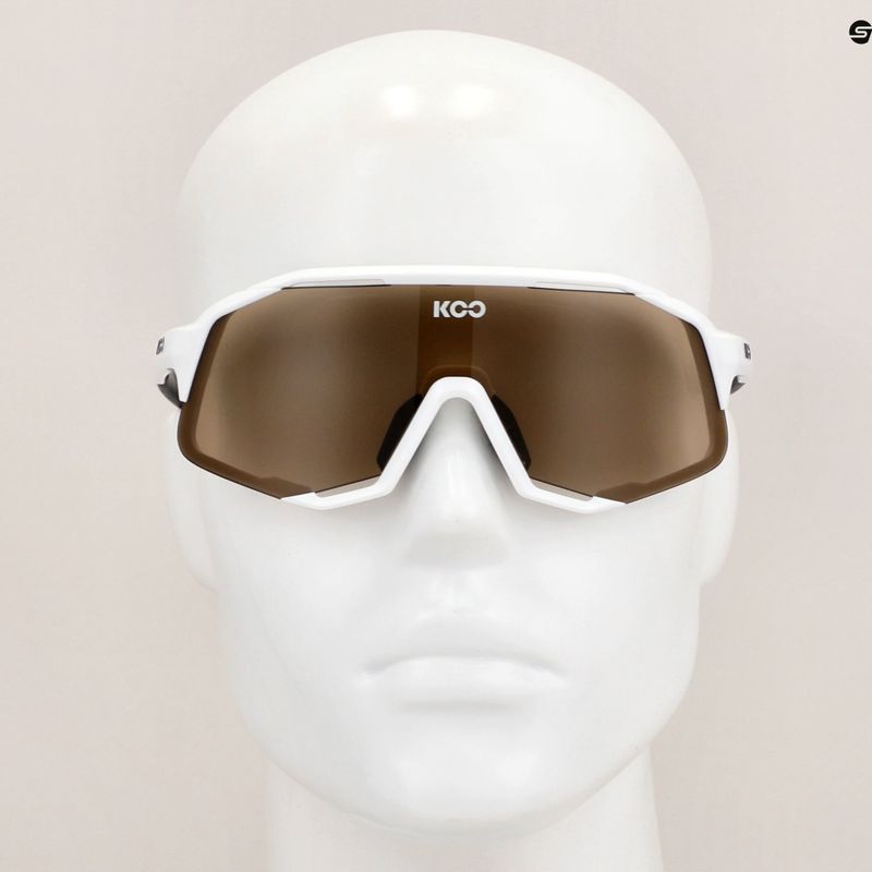 Slnečné okuliare Koo Demos biele/fotochromatické ružové  2