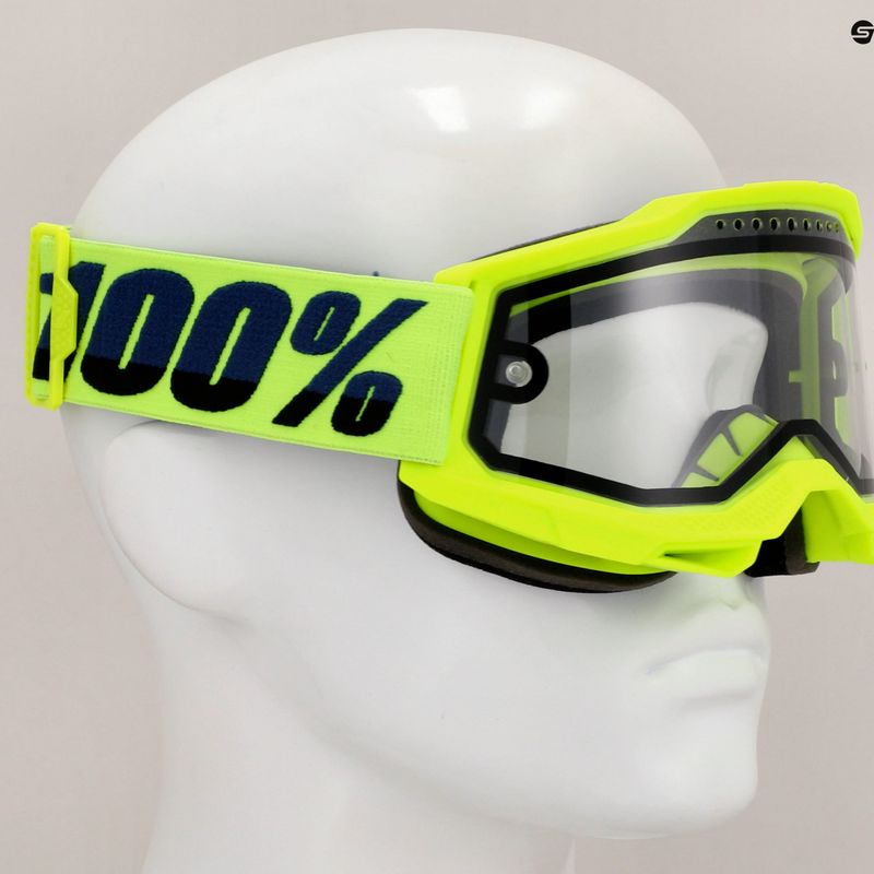 Cyklistické okuliare 100% Accuri 2 Enduro MTB fluo/yellow/clear 7