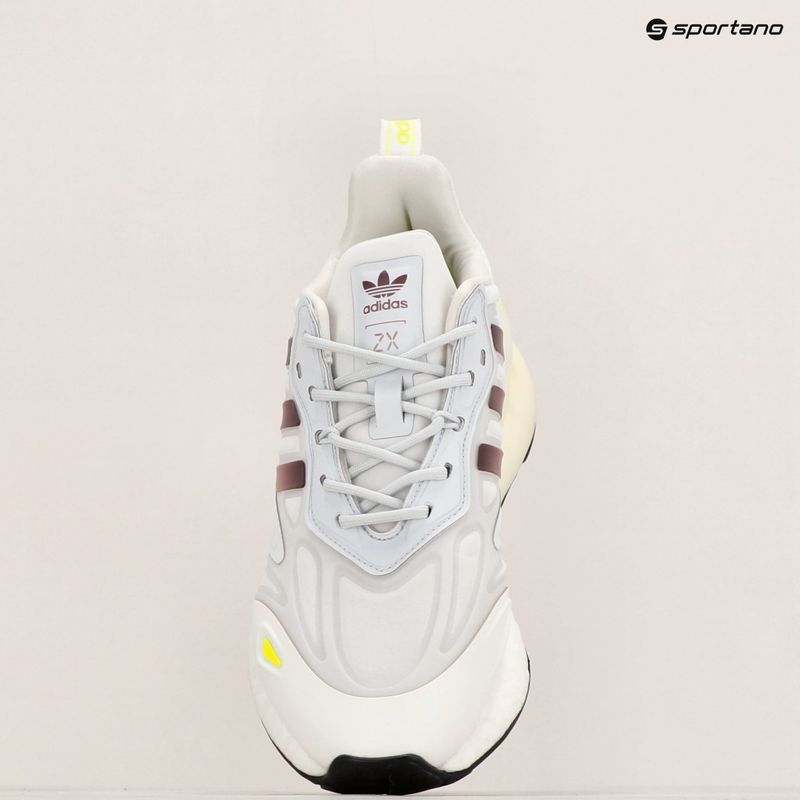 Detská obuv adidas ZX 2K Boost 2.0 crystal white/solar yellow/off white 9